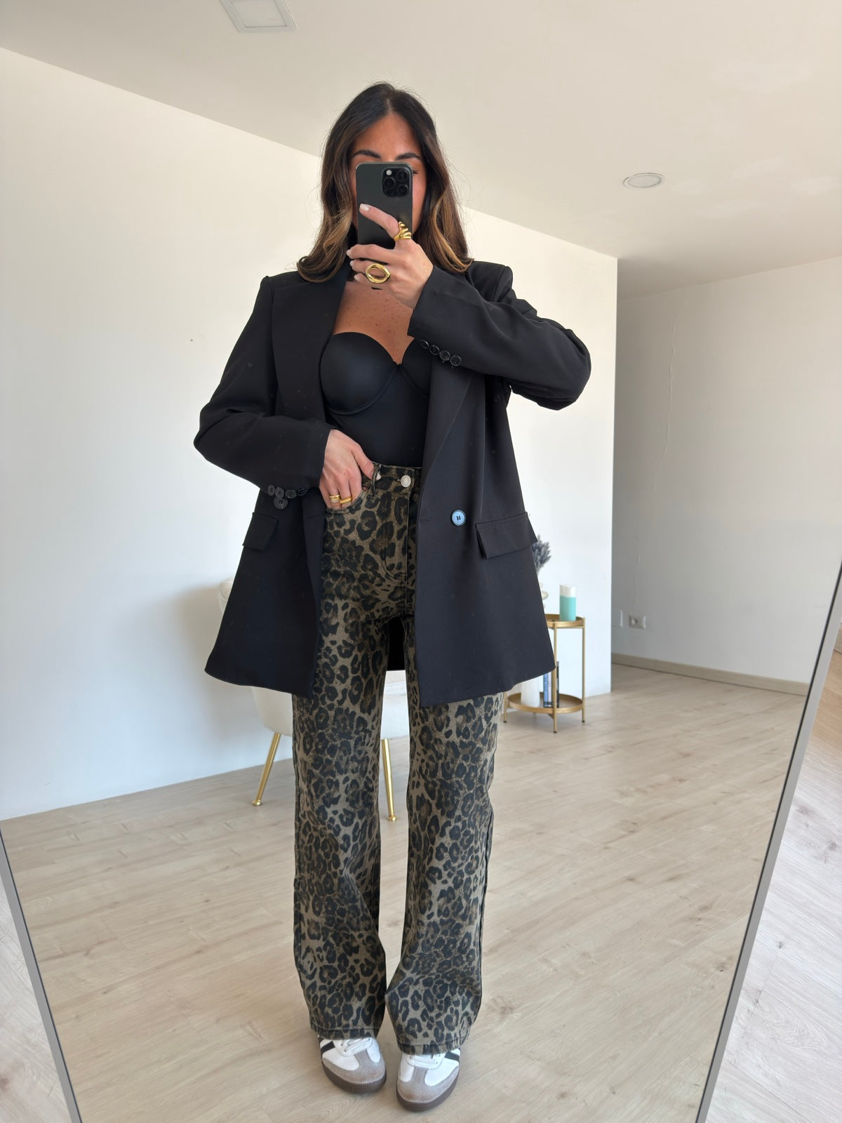 BLAZER DOPPIO BOTTONE NERO