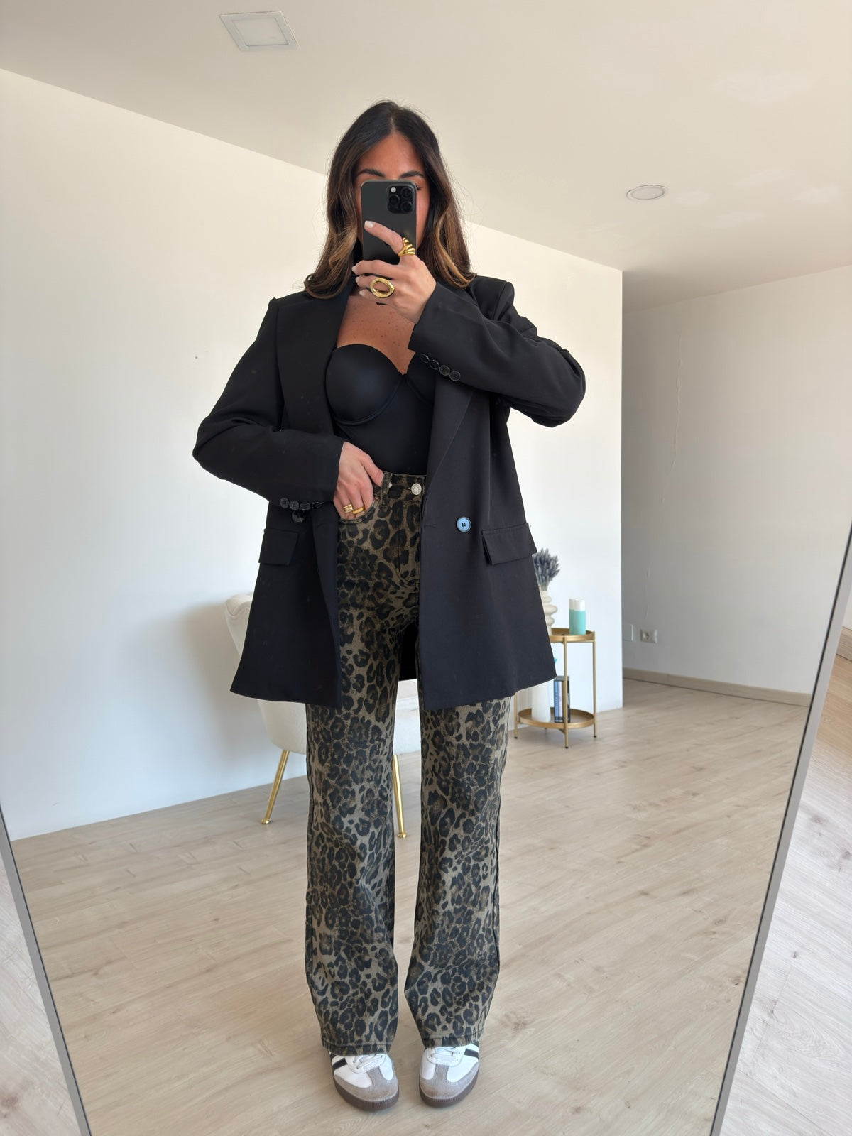 BLAZER DOPPIO BOTTONE NERO