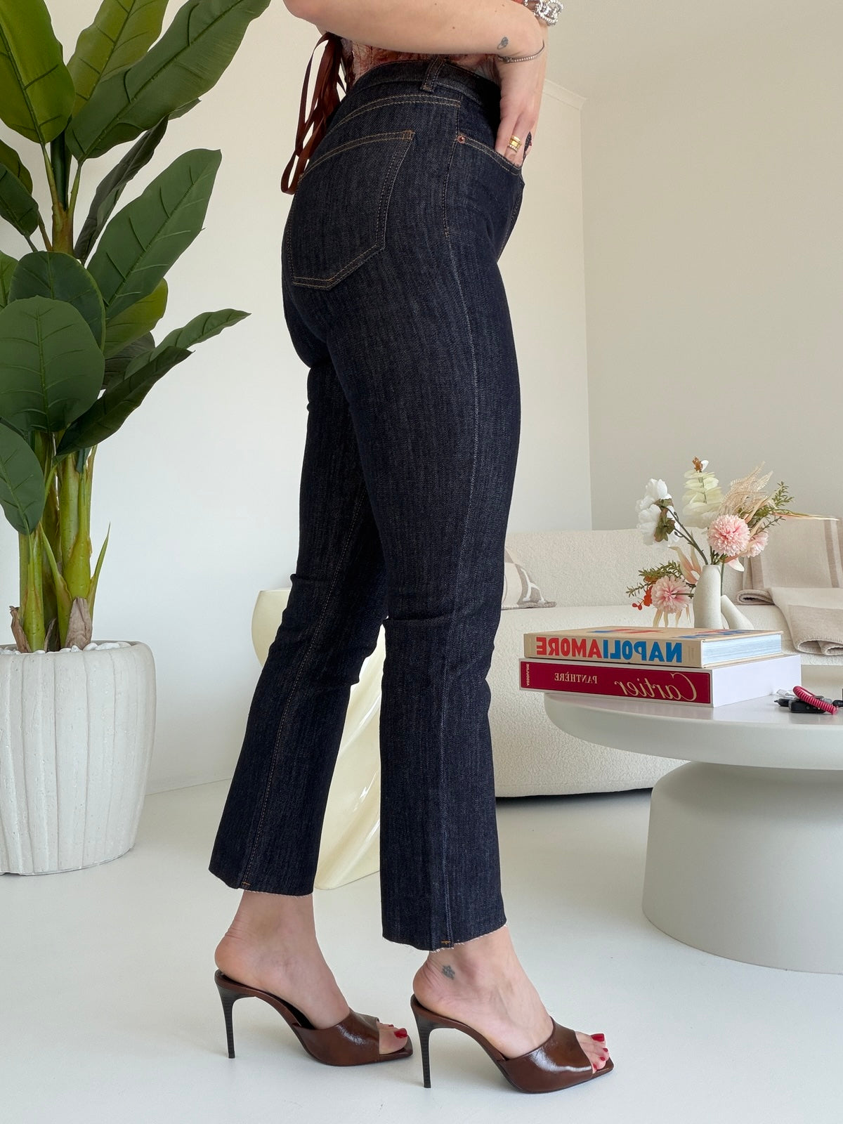 H3022-JEANS TAGLIO VIVO LAVAGGIO ZERO