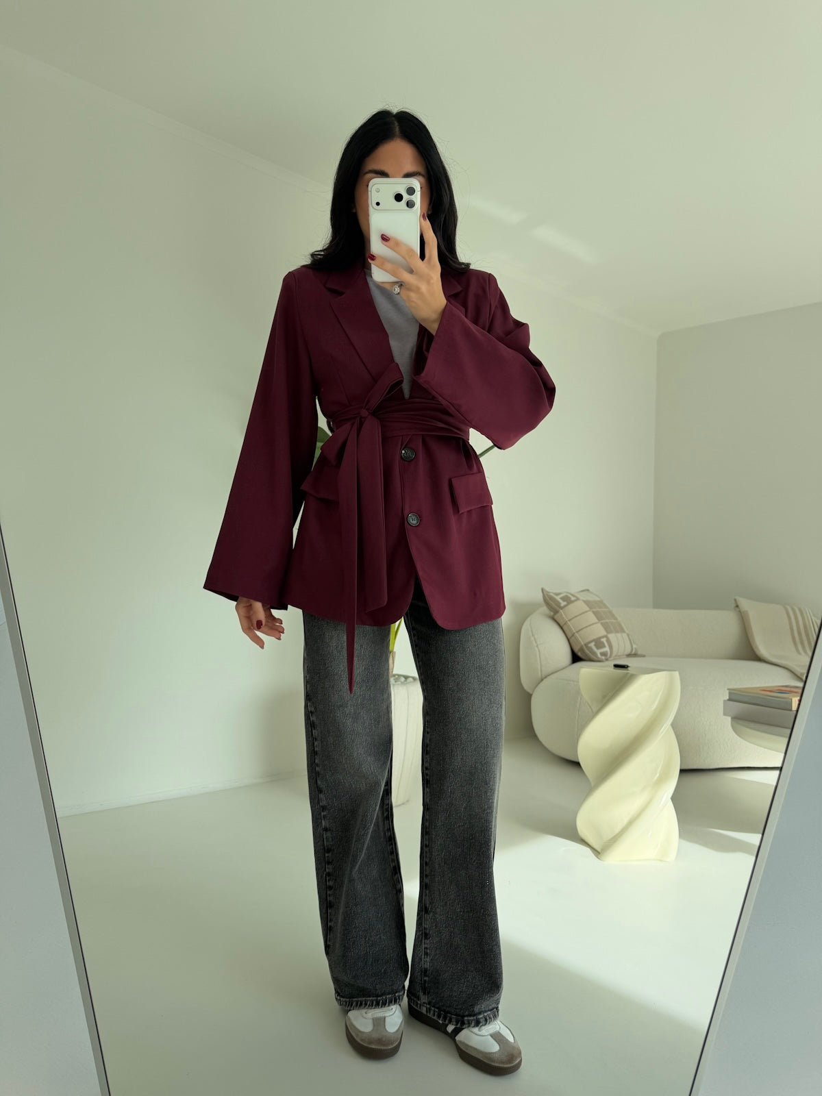BLAZER EVERGREEN BORDEAUX