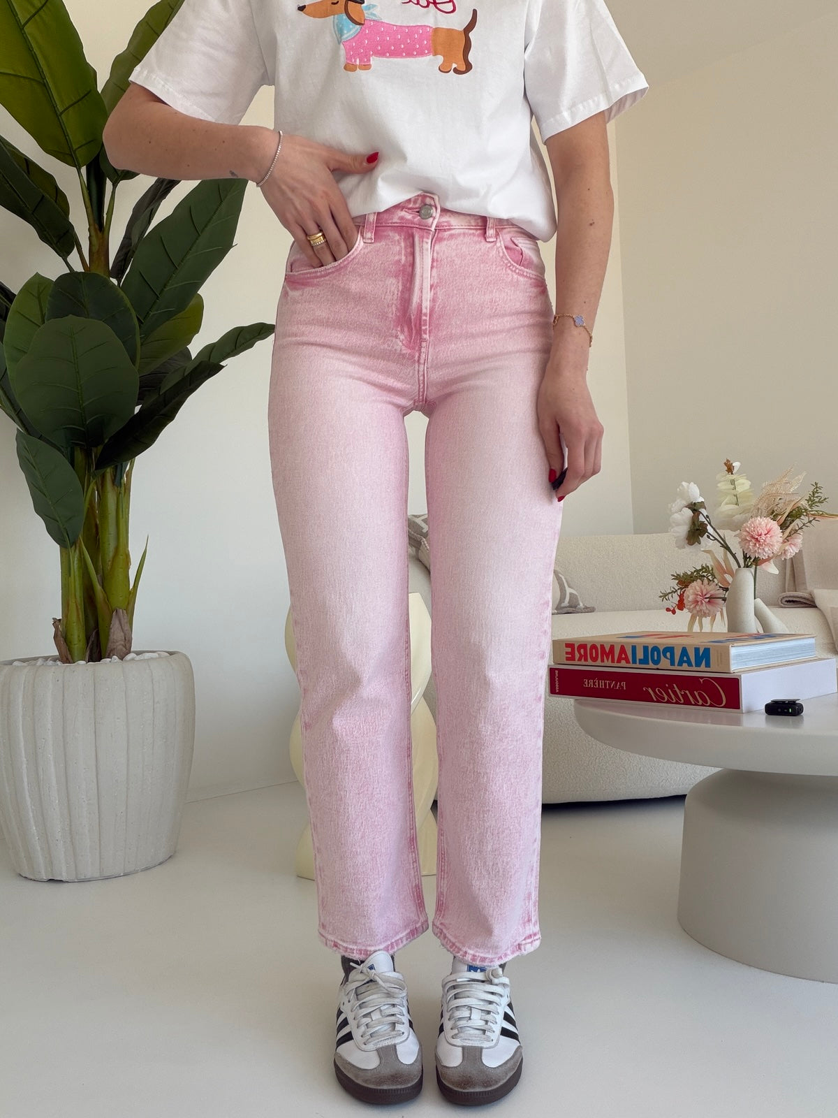H3000-39-JEANS MOM PINK