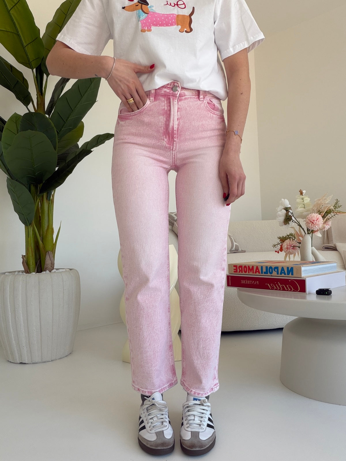 H3000-39-JEANS MOM PINK