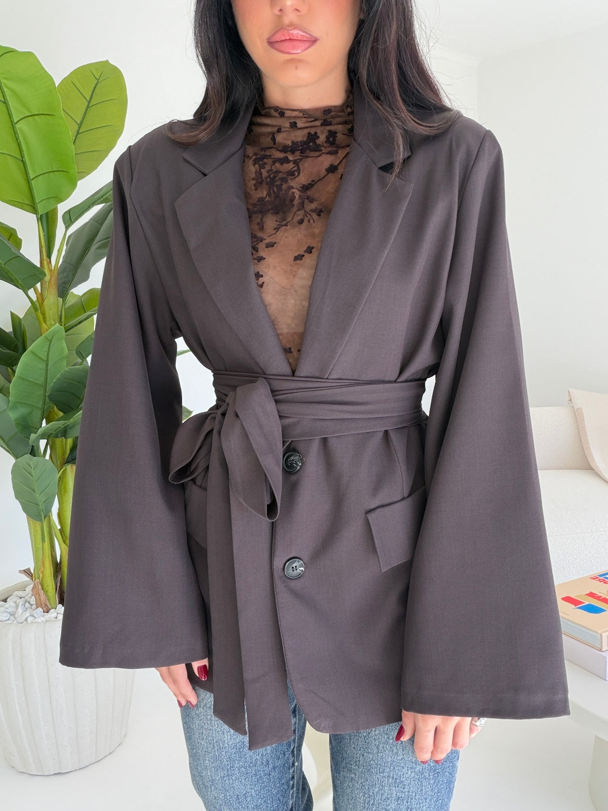 BLAZER EVERGREEN CHOCO