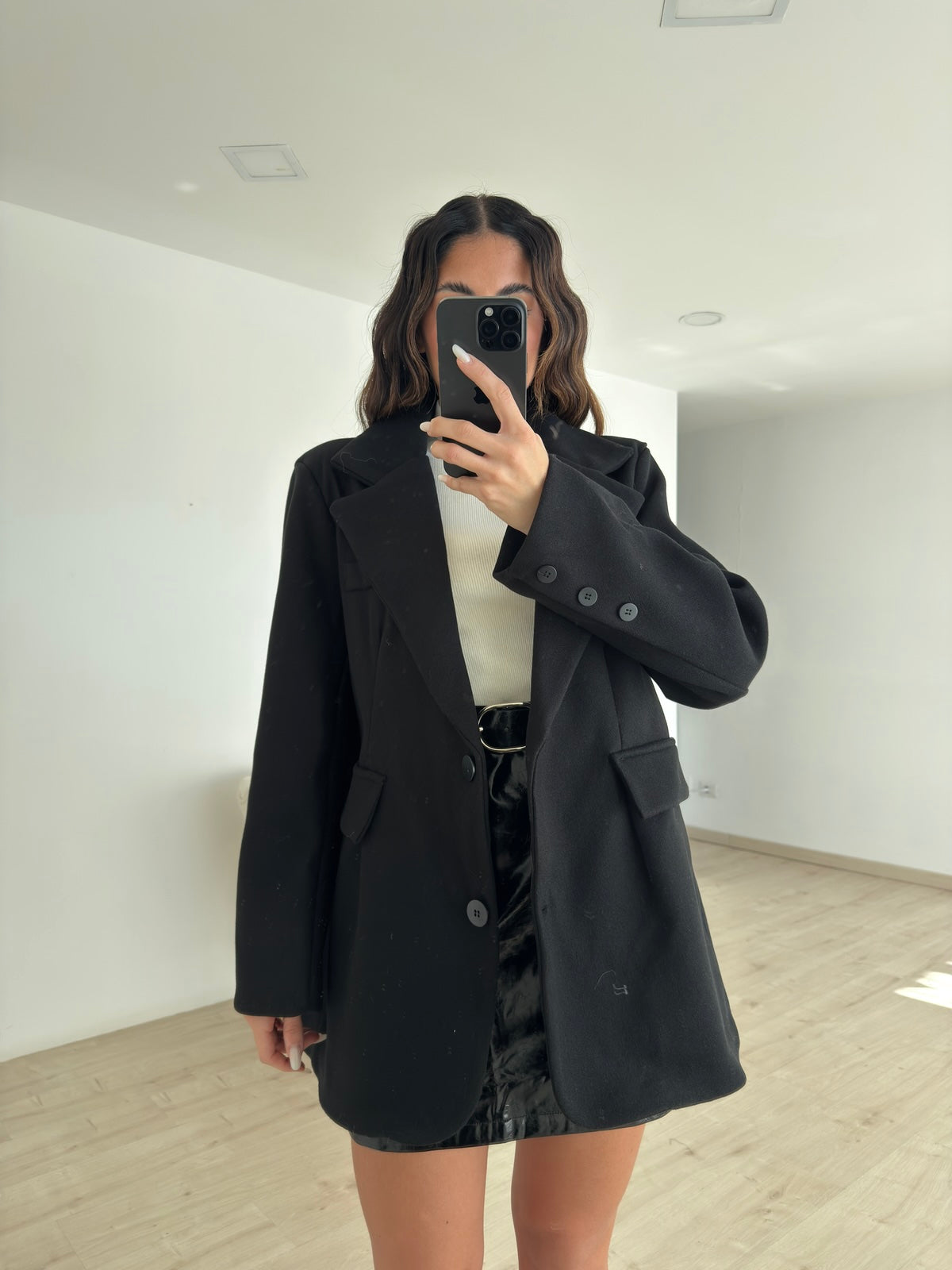 BLAZER ROND NERO