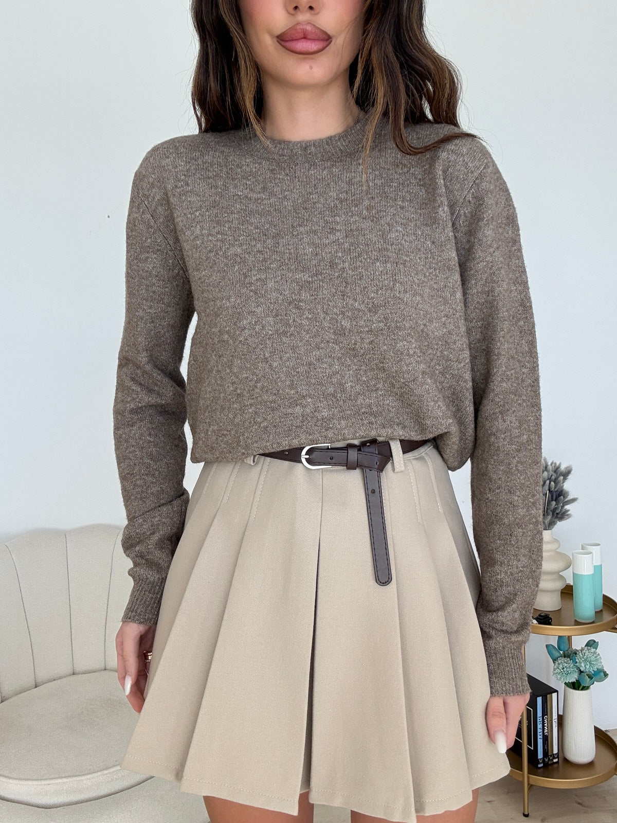 AE65754-PULL LEA TAUPE