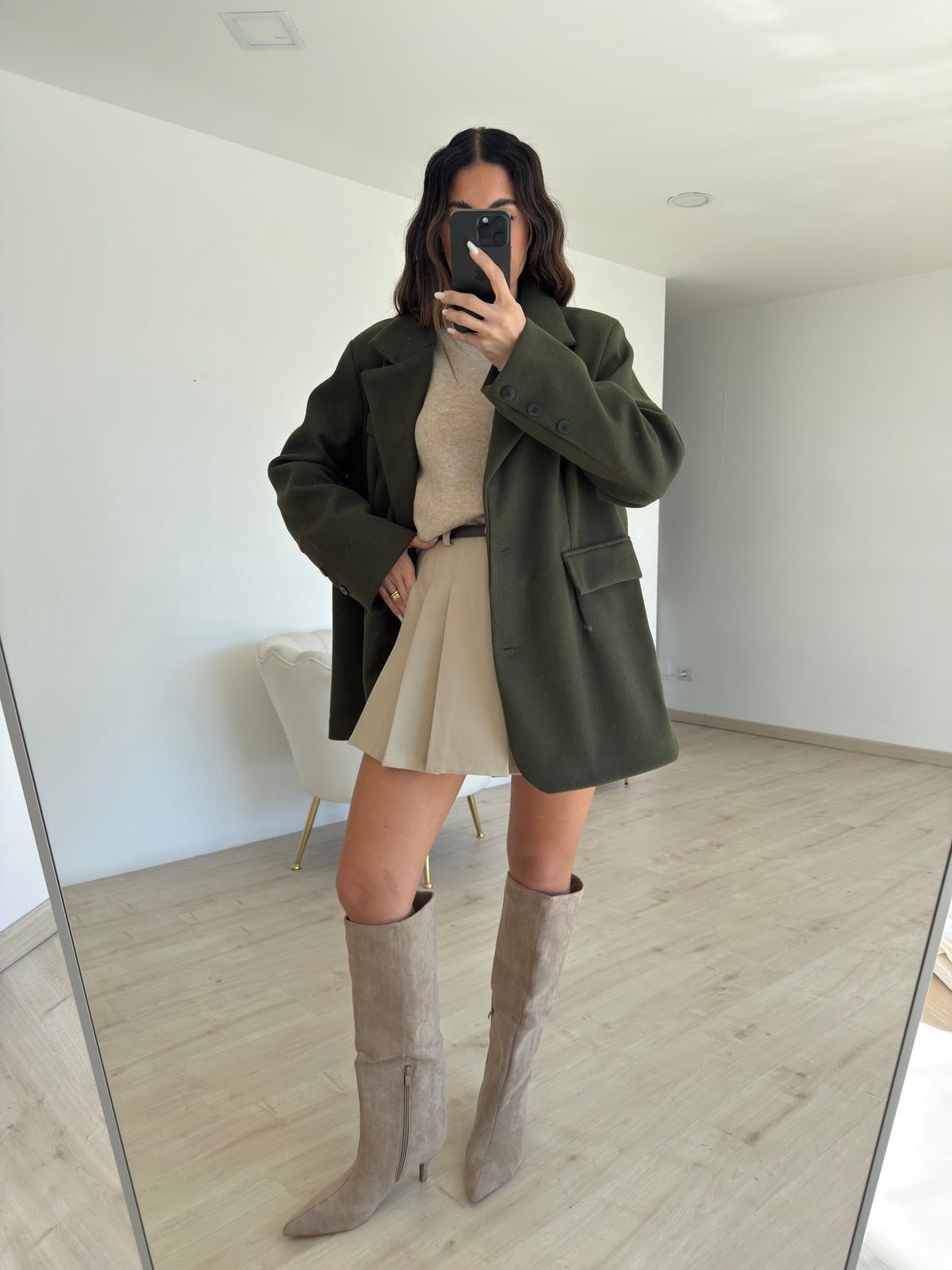 BLAZER ROND MILITARE
