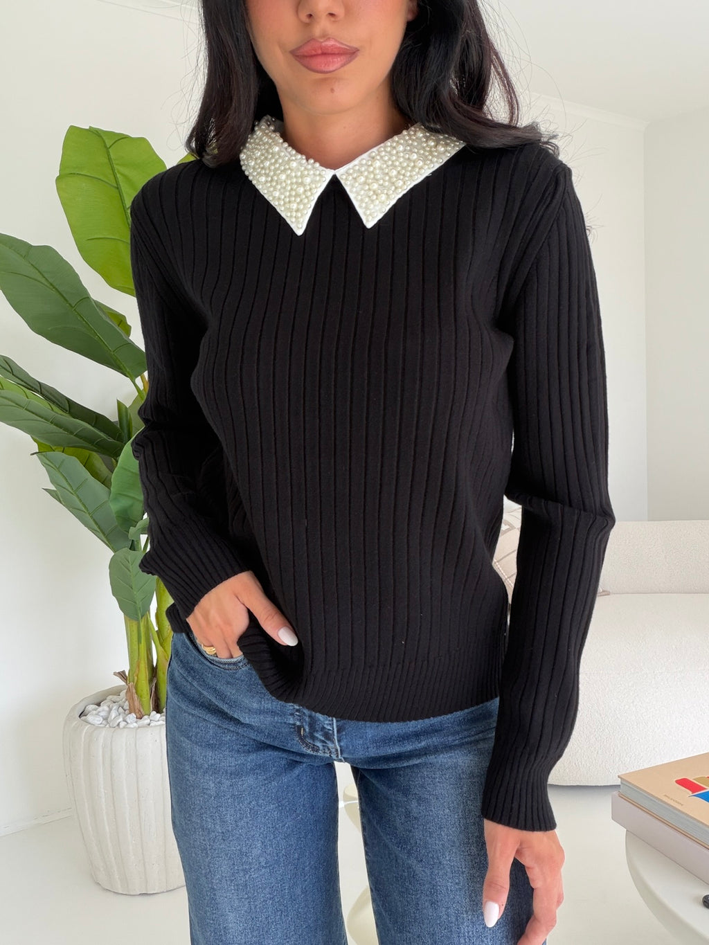 IAT83262-PULL PERLE NERO
