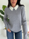 IAT83262-PULL PERLE GREY