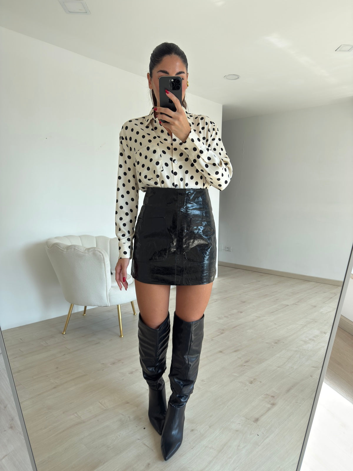 9252-BETANY STIVALE ECOPELLE NERO