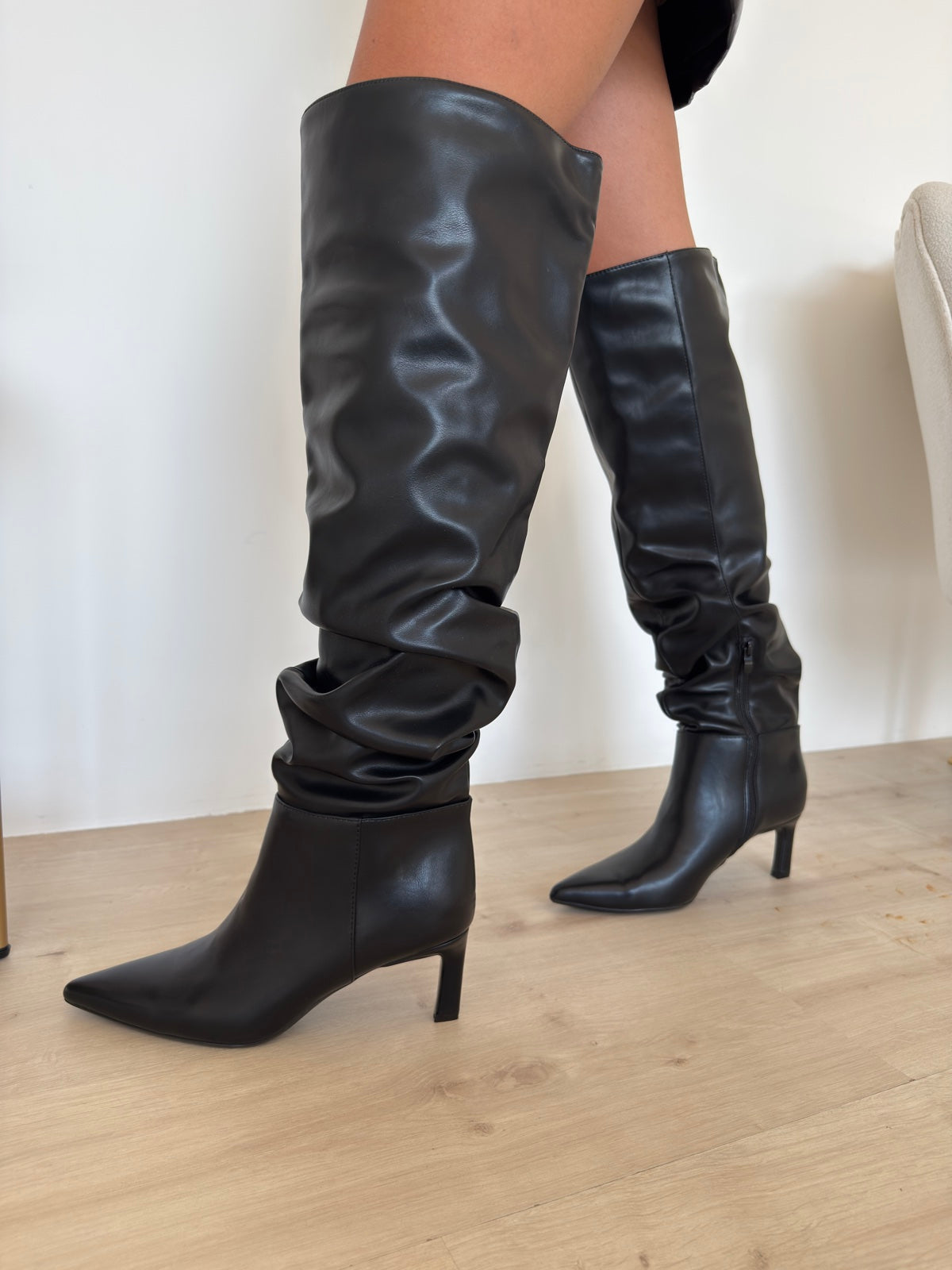 9252-BETANY STIVALE ECOPELLE NERO