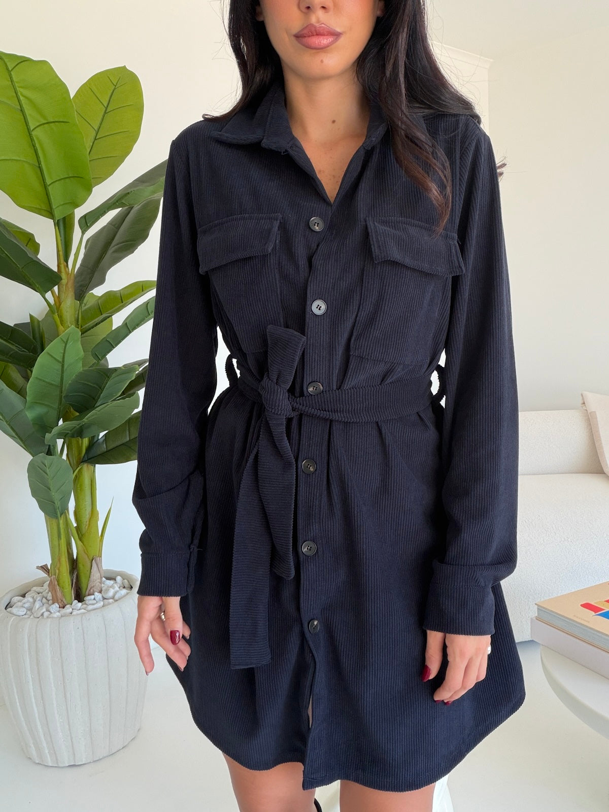 CHEMISIER ALYSON NAVY