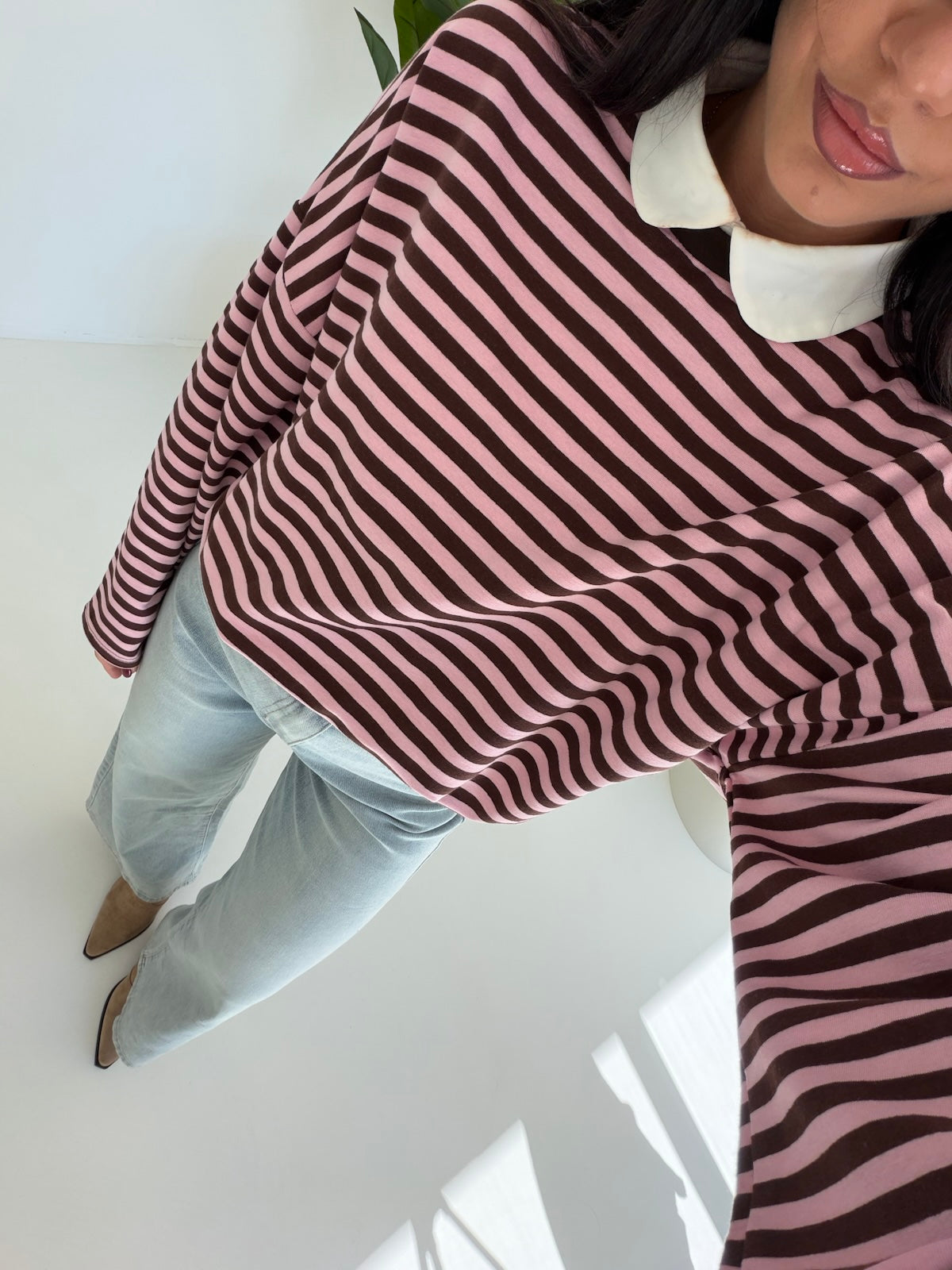 MAGLIA ISA-PINK&CHOCO