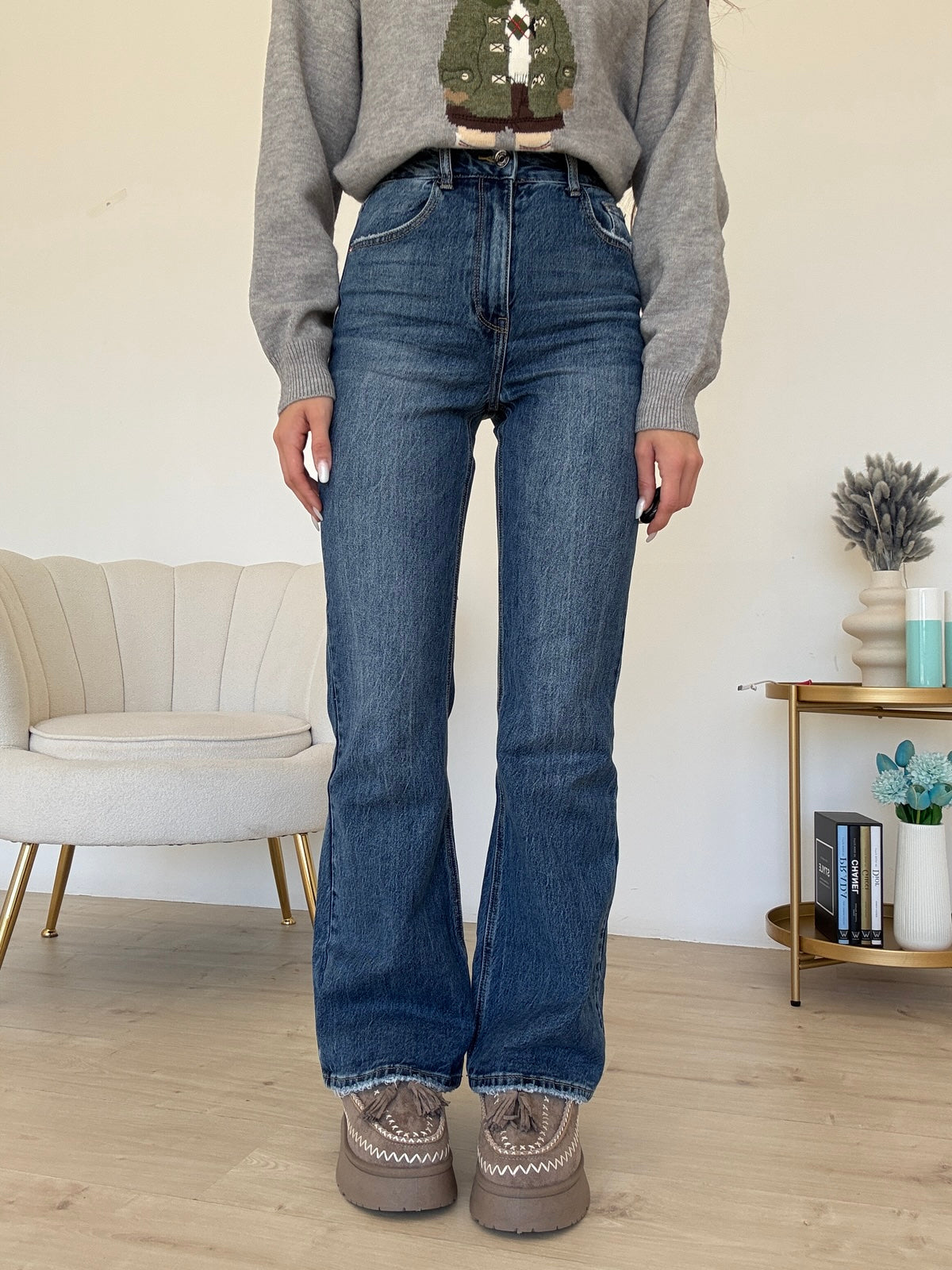 H3908-JEANS GAMBA DRITTA MAIL