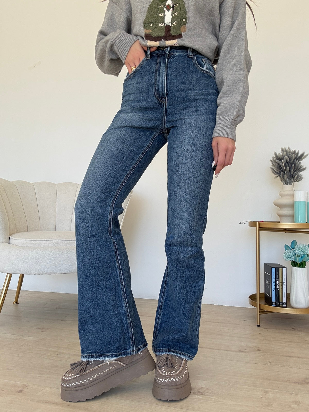 H3908-JEANS GAMBA DRITTA MAIL