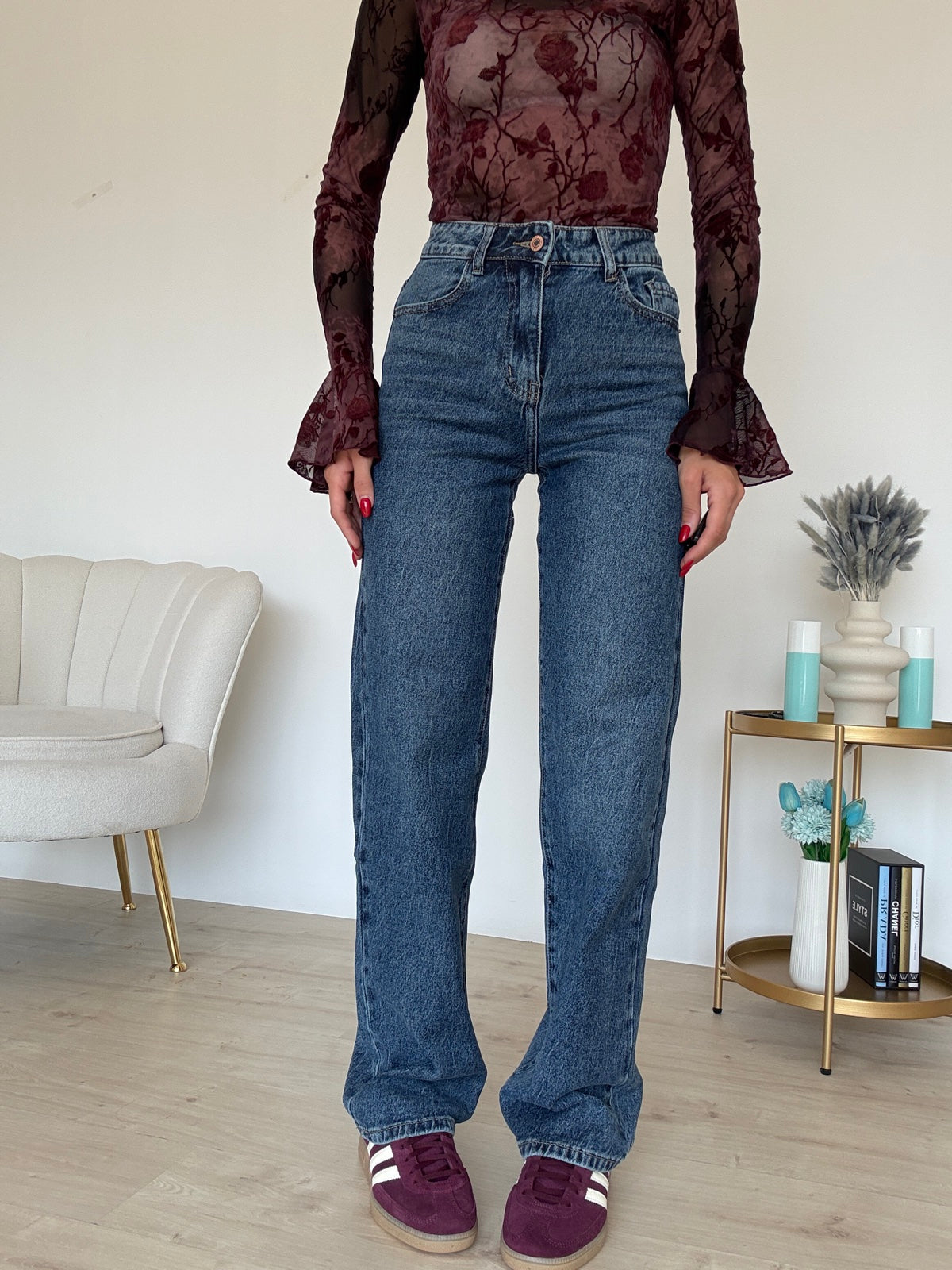 D5707-2-7-JEANS GAMBA DRITTA VERONICA