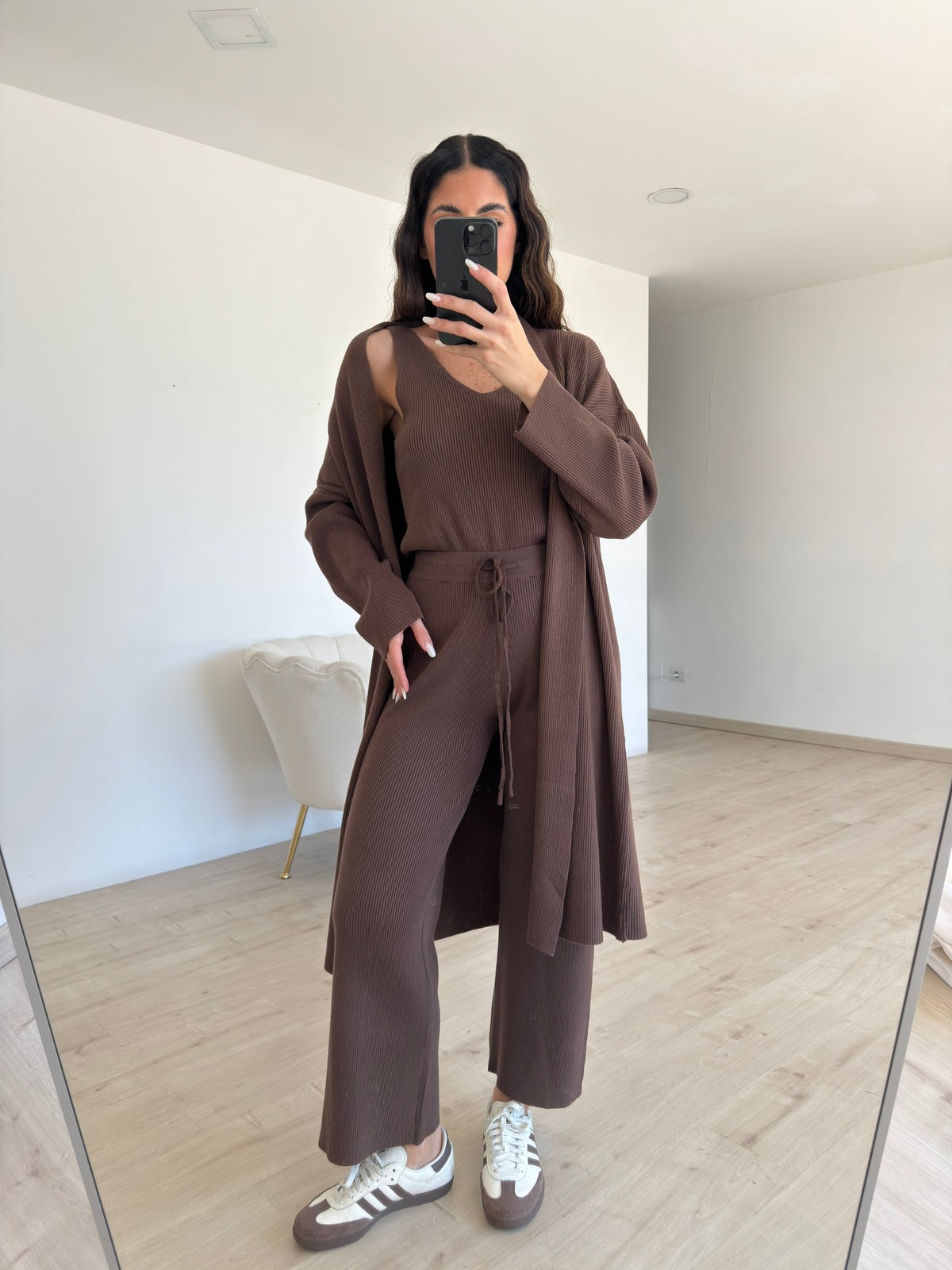 AG65055ABC-COORDINATO TRIS CHOCO