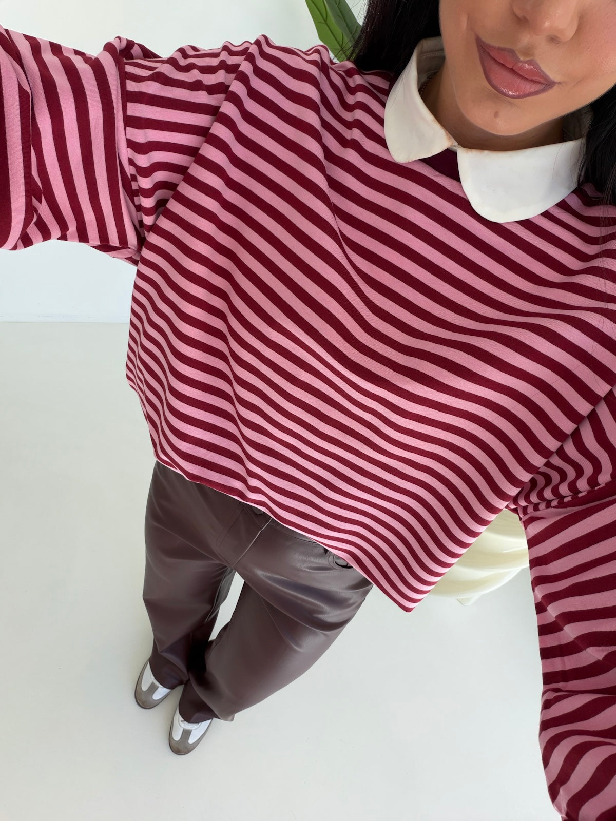 MAGLIA ISA-PINK&WINE