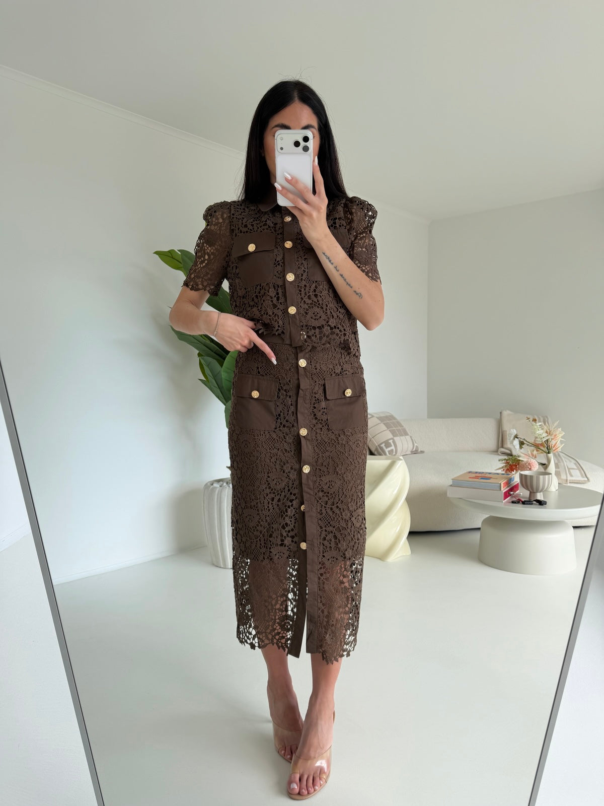 7706-COORDINATO ROMANTIQUE CHOCO