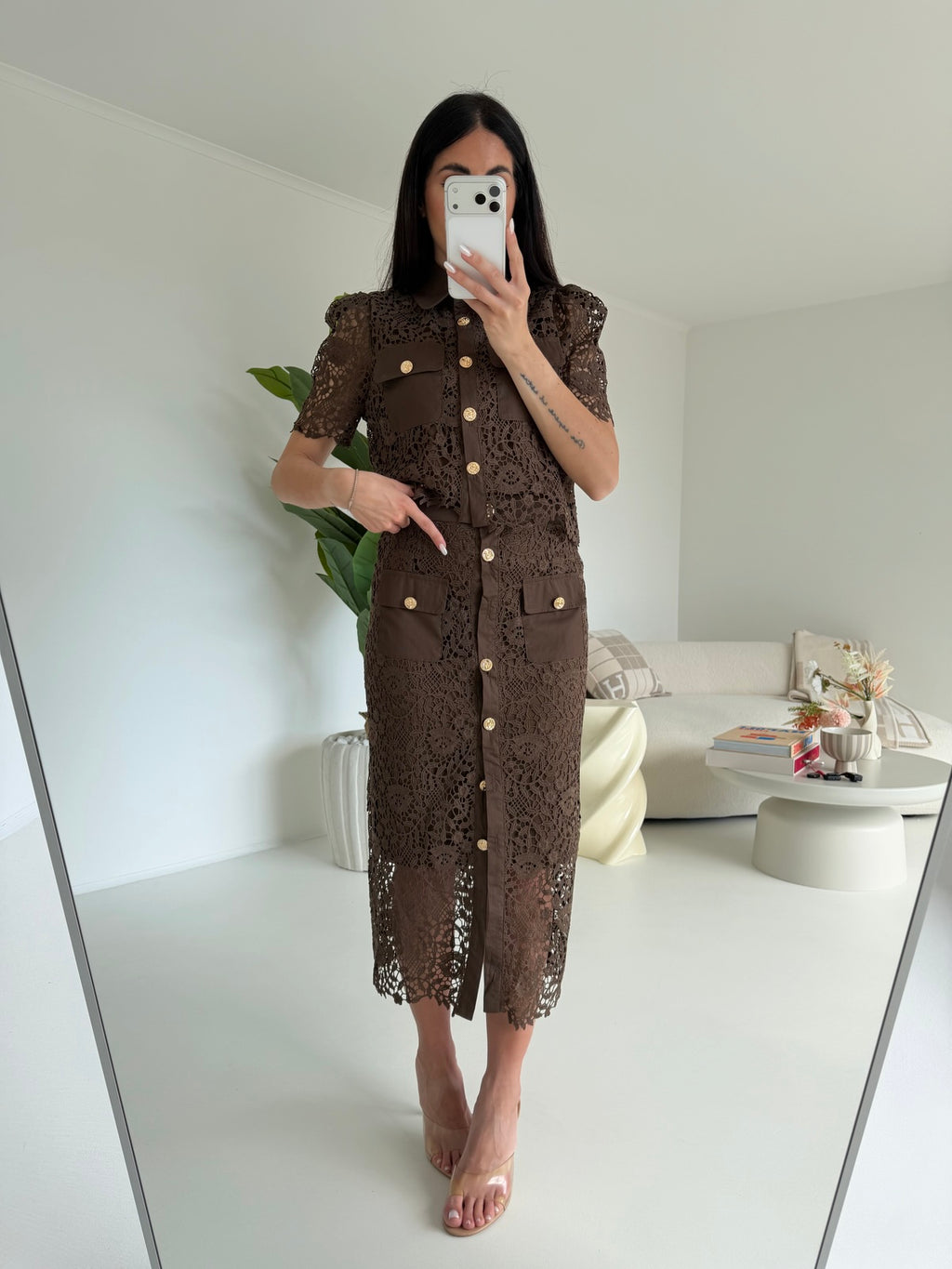 7706-COORDINATO ROMANTIQUE CHOCO