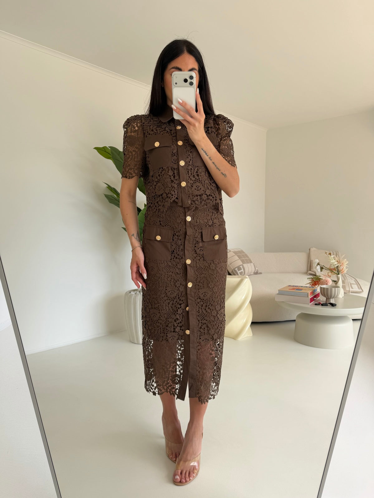 7706-COORDINATO ROMANTIQUE CHOCO