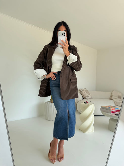 1128-2-BLAZER PARISIENNE CHOCO