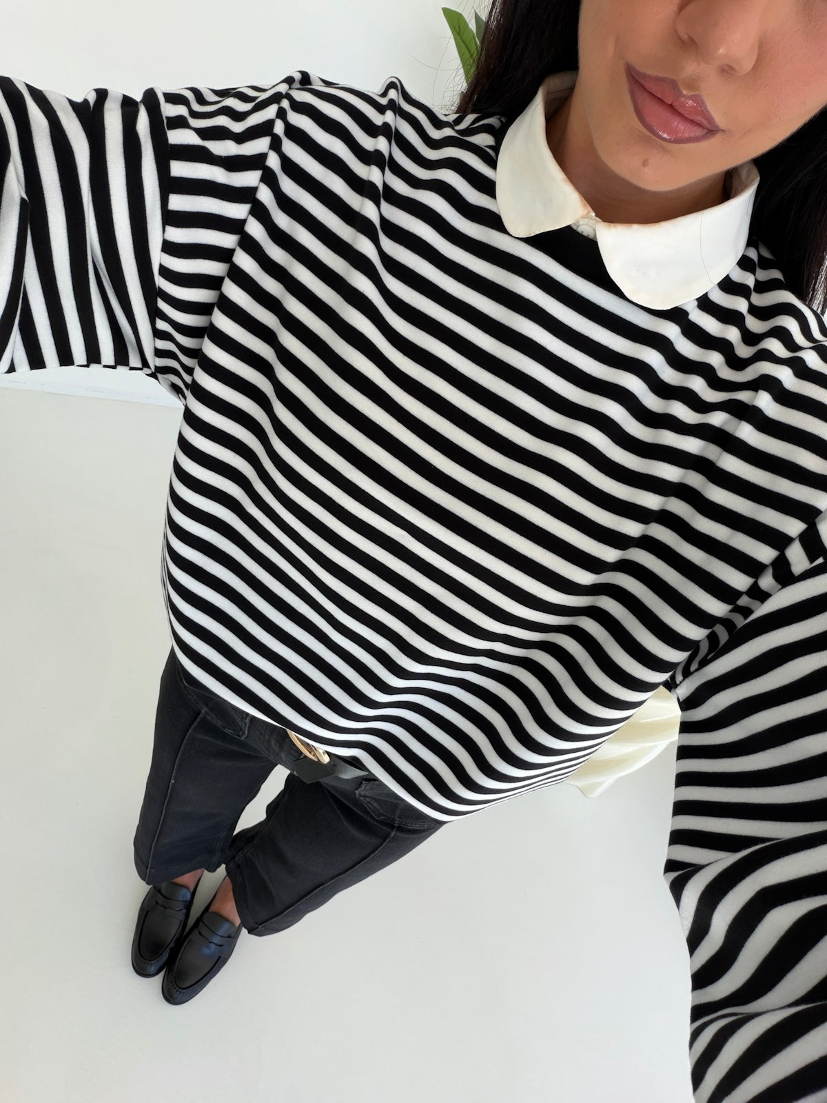MAGLIA ISA-NERA&MILK