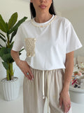 G66073-T-SHIRT POCKET MILK