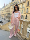 PANTALONE SATIN PINK