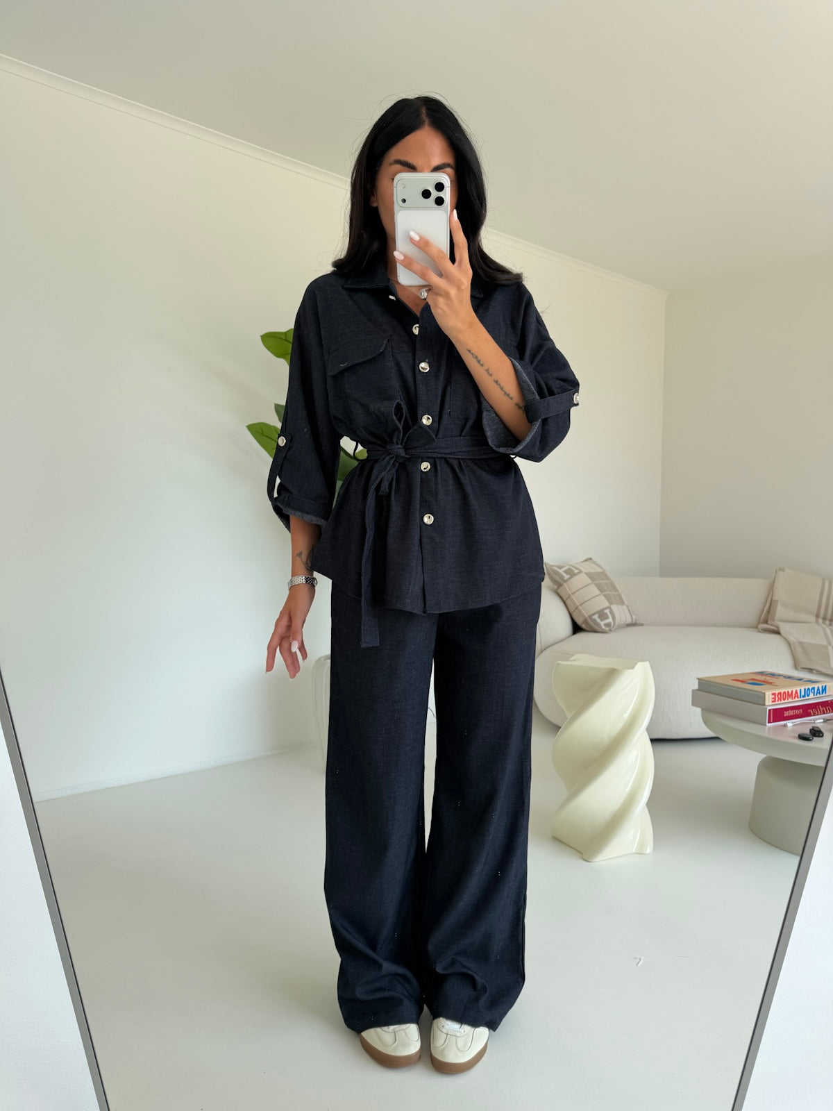 Y0956-COORDINATO SILVIA EFFETTO DENIM