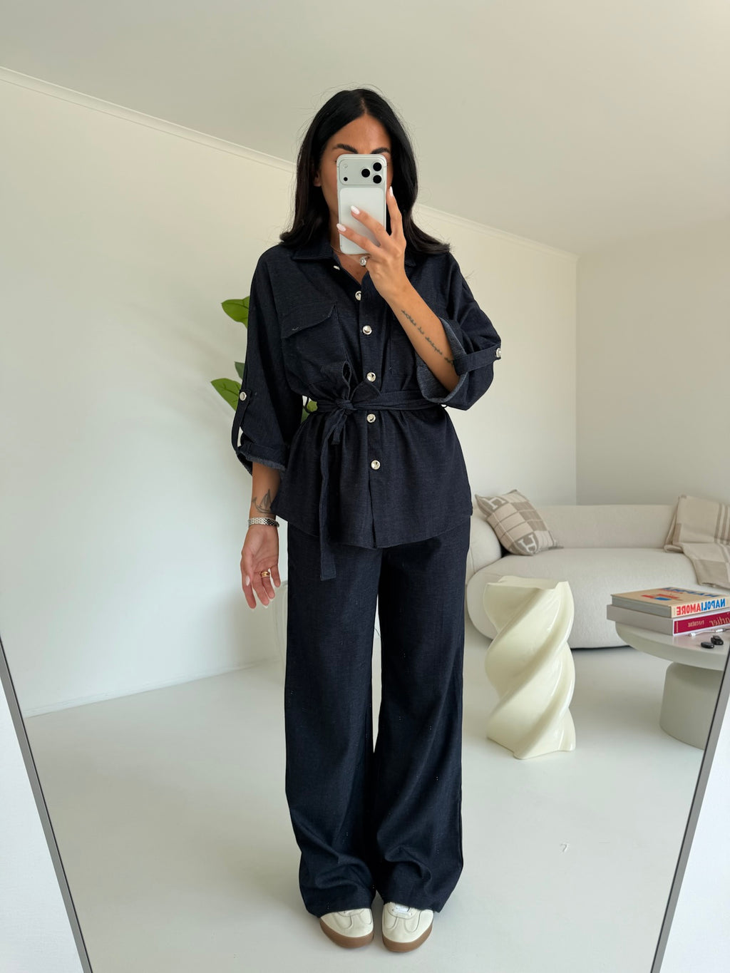 Y0956-COORDINATO SILVIA EFFETTO DENIM