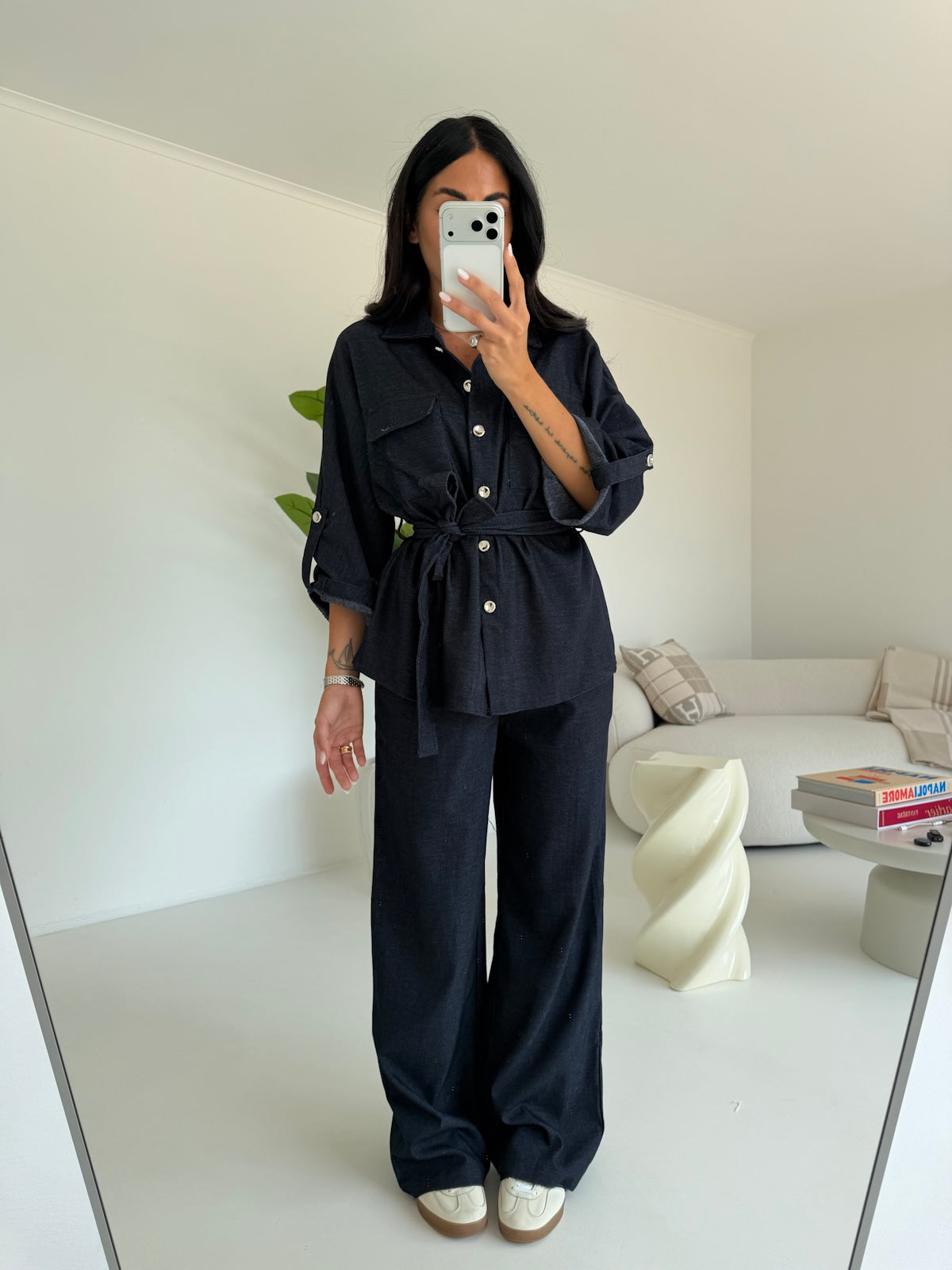 Y0956-COORDINATO SILVIA EFFETTO DENIM