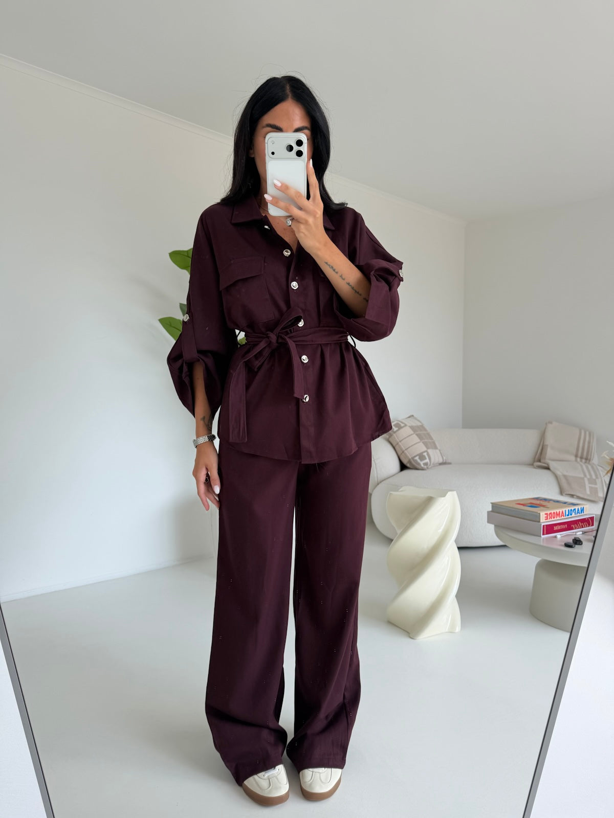 Y0956-COORDINATO SILVIA WINE