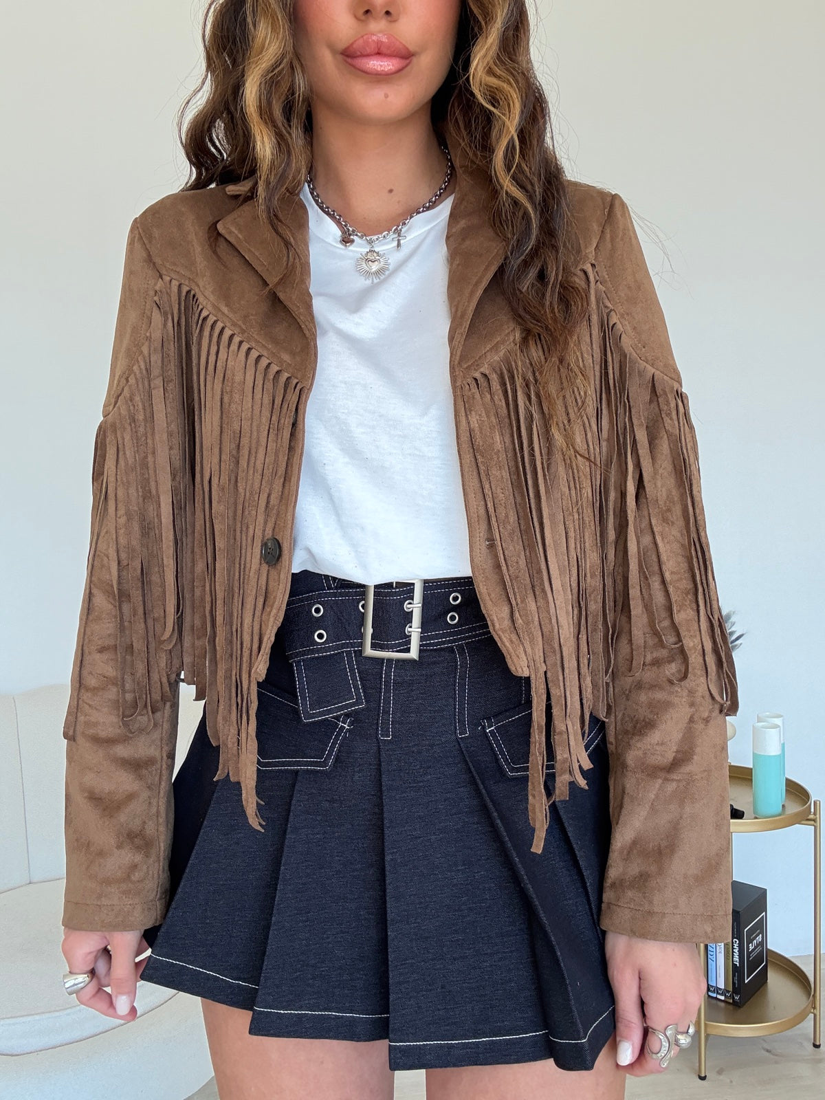 19139-MINI GONNA ICONIC BLU DENIM