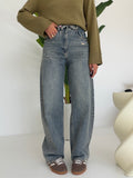 A5232-JEANS SLOUCHY RISVOLTO