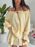 19516-COORDINATO TEXAS YELLOW