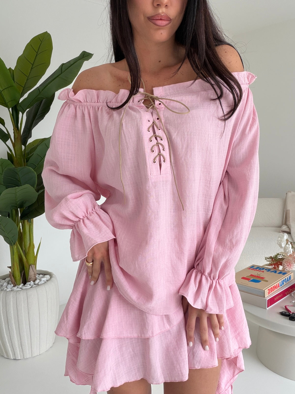 19516-COORDINATO TEXAS PINK