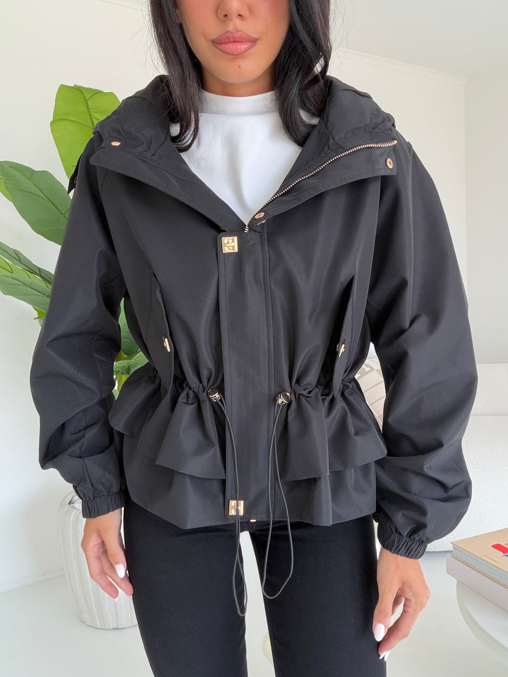 V76883-MINI PARKA NERO