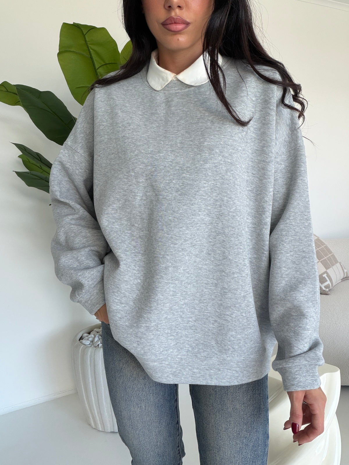 46109-FELPA BASIC GREY