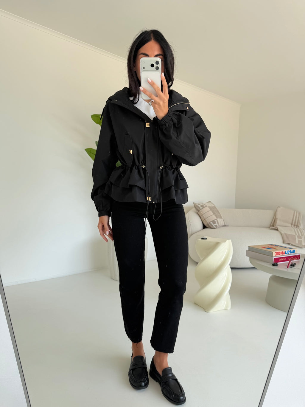 V76883-MINI PARKA NERO