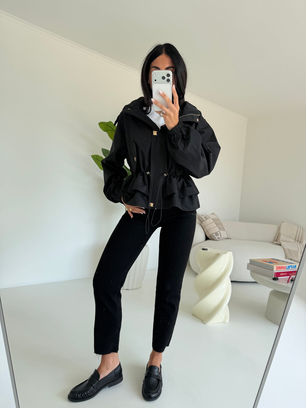 V76883-MINI PARKA NERO