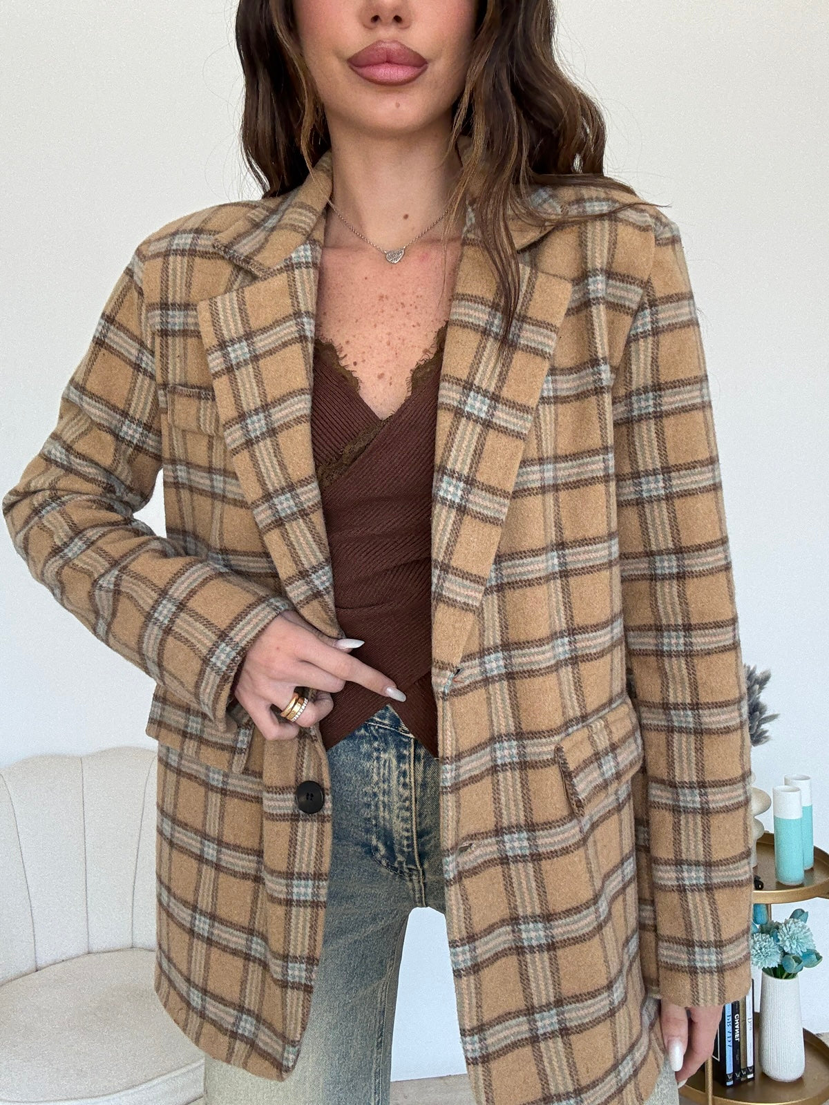 BLAZER ABBEY BISCOTTO