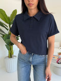 5547-POLO OXFORD NAVY