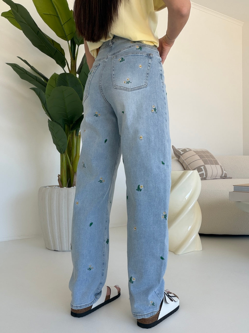 9570-JEANS BARREL FLOWER
