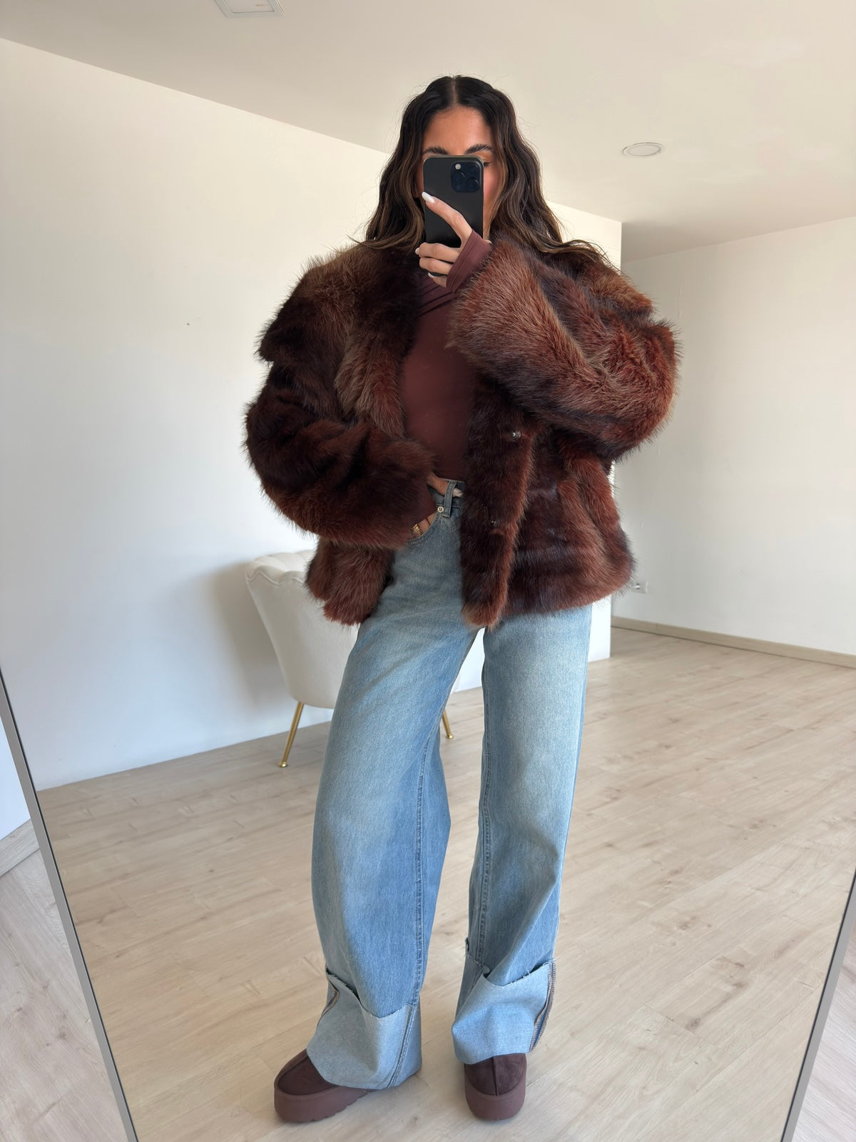 M6651-ECO PELLICCIA BELLE ESPRESSO