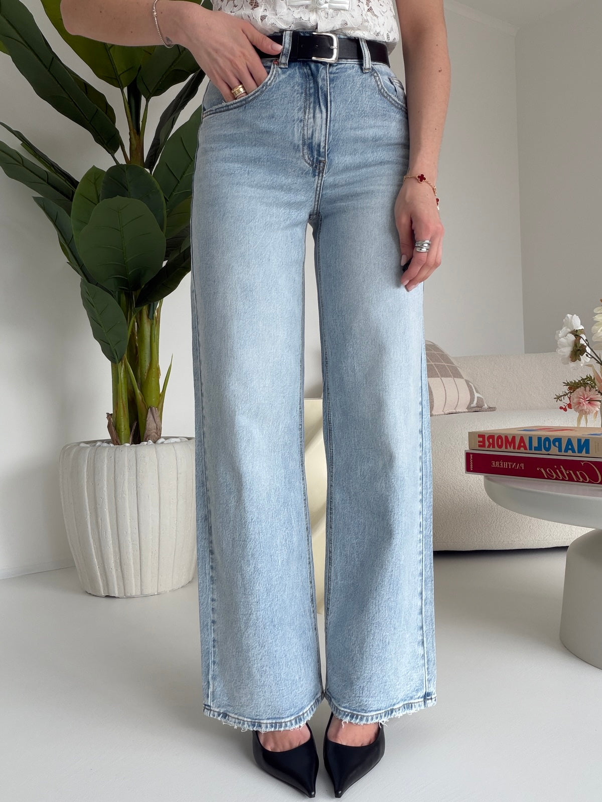 H8000-26-JEANS PALAZZO+CINTURA