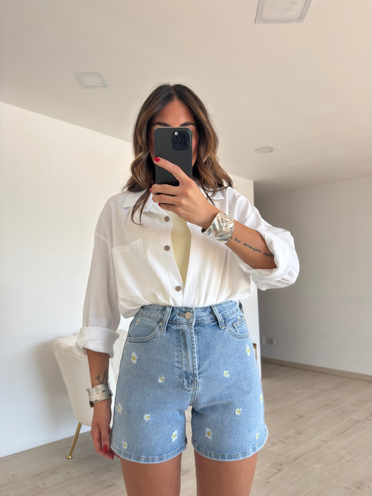 MG547-SHORT DENIM MARGHE