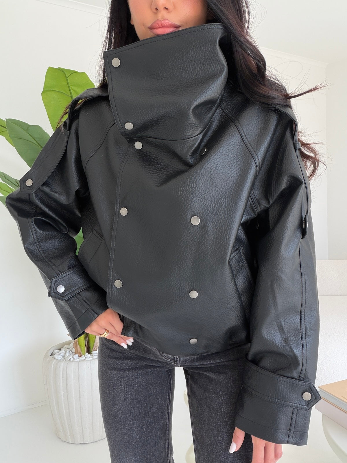 8845-BIKER ANGELINA NERO