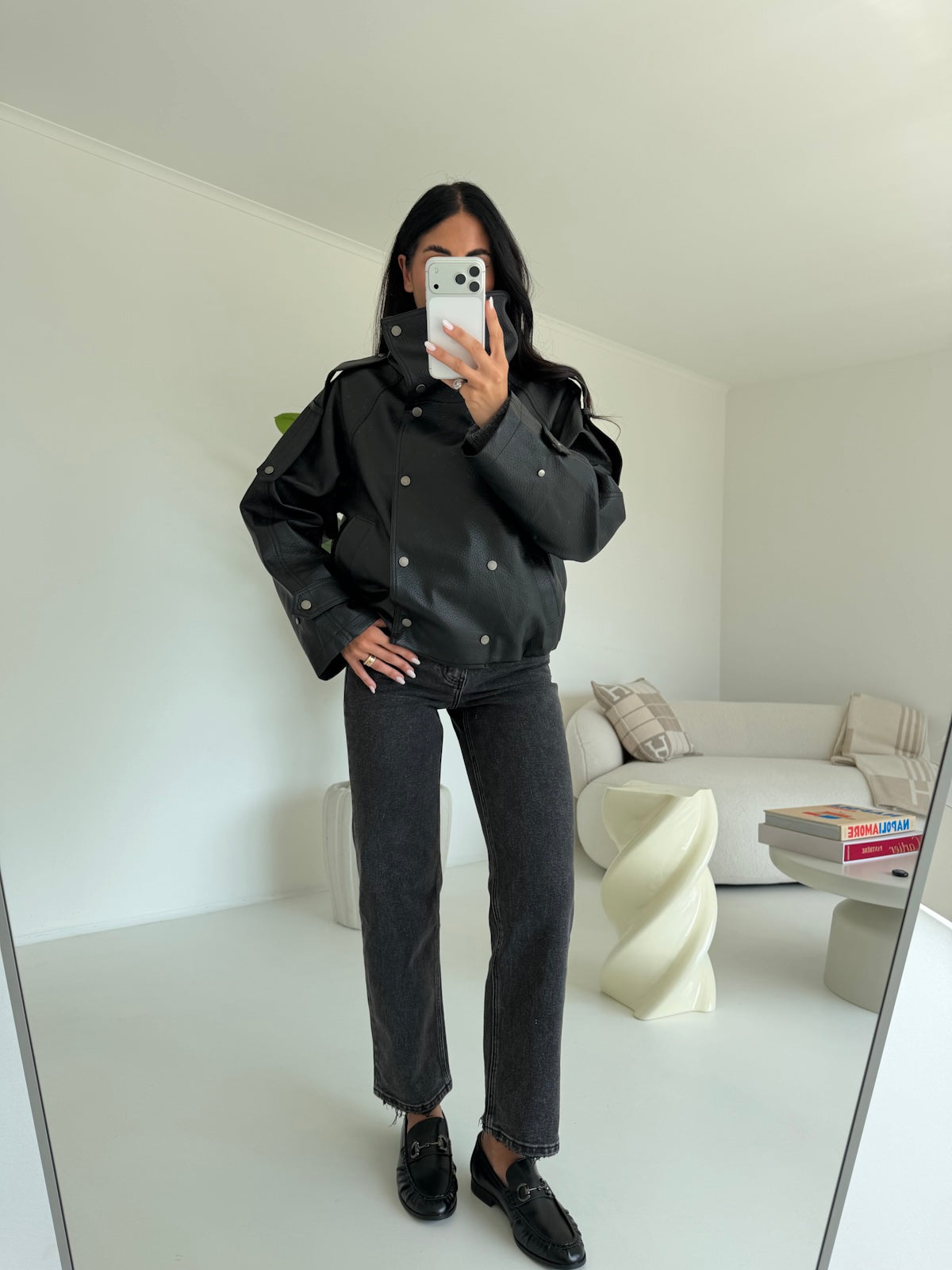 8845-BIKER ANGELINA NERO