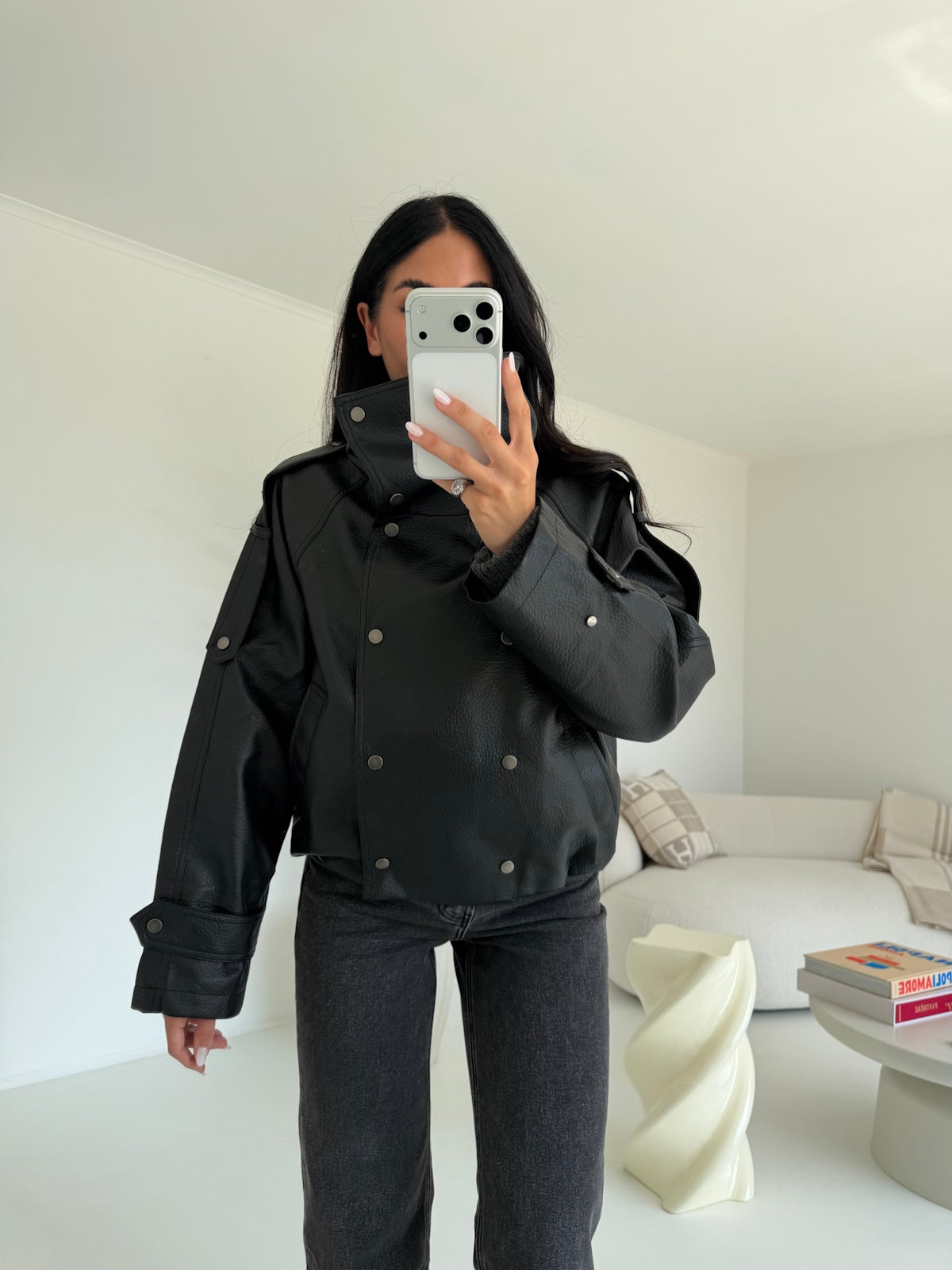 8845-BIKER ANGELINA NERO