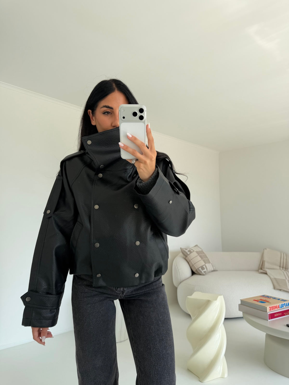 8845-BIKER ANGELINA NERO